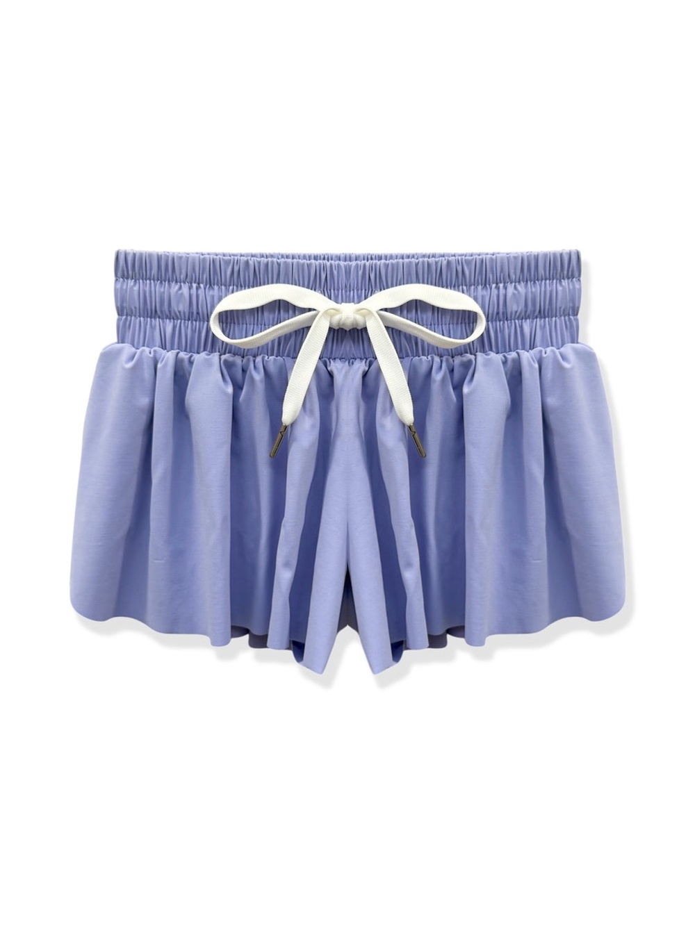 Katie J NYC butterfly Farrah shorts blue solid size small (7/8)